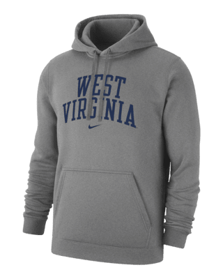 Мужское худи West Virginia Club Fleece Nike College Pullover Hoodie