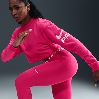 Damskie legginsy ze średnim stanem i wstawkami z siateczki Nike Pro