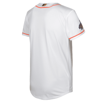 Houston Astros White Home Authentic Flex Base Jersey by Majestic