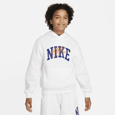 Sudadera con gorro sin cierre para niños talla grande Nike Sportswear Club Fleece