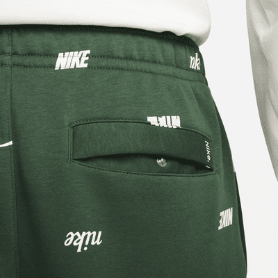 Nike Club Fleece Men's Brushed-Back Allover Print Joggers. Nike.com