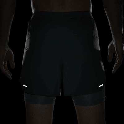 Nike Stride Dri-FIT hybride hardloopshorts voor heren (13 cm)