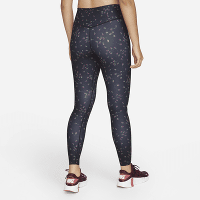 Nike One Luxe Icon Clash Women's Mid-Rise Printed Leggings