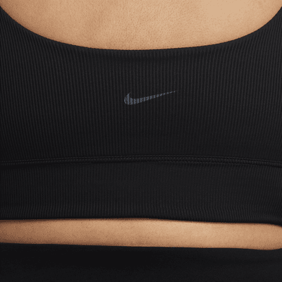 Nike Zenvy Rib Women's Light-Support Non-Padded Longline Sports