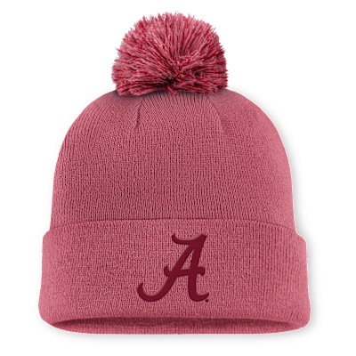 Alabama Primetime Campus Toned Men's Nike College Cuffed Pom Beanie