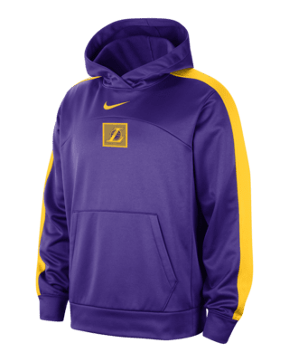 2017 Nike x NBA Therma Fit Los Angeles Lakers Hoodie