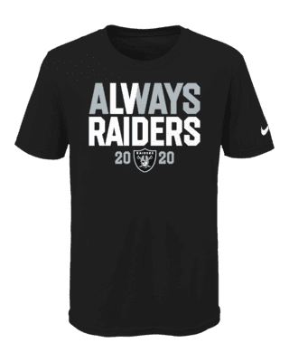 Las Vegas Raiders Shirt Youth XXL NFL Football All Over Print Touchdown Kids  Boy