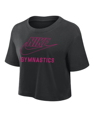 Женская футболка Nike Swoosh Gymnastics Cropped