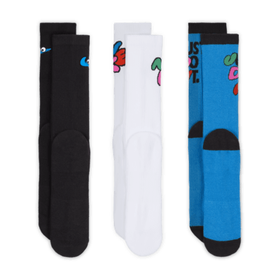 Nike Everyday Plus Cushioned Calcetines largos (3 pares)