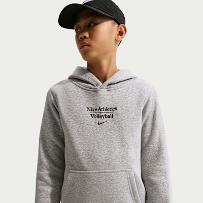 Sudadera con gorro sin cierre de vóleibol para niños talla grande Nike