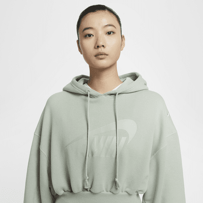 Nike Sportswear Women's Oversized Cropped French Terry Pullover Hoodie