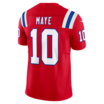 Drake Maye New England Patriots Men's Nike Dri-FIT NFL Limited Jersey