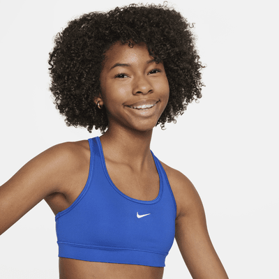 Nike Swoosh Big Kids' (Girls') Sports Bra