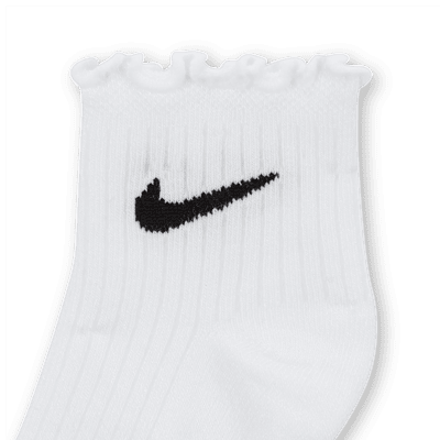 Nike Little Kids' Lettuce Welt Ankle Socks (6 Pairs)