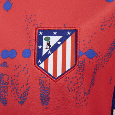 Haut de foot d'avant match à manches courtes Nike Dri-FIT Atlético Madrid Academy Pro pour homme