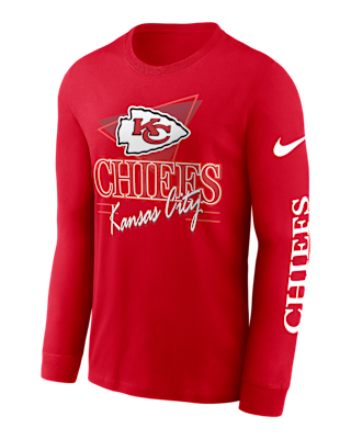 Мужская футболка Kansas City Chiefs Rewind Nike NFL Long-Sleeve
