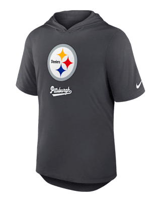 Мужская футболка Pittsburgh Steelers Nike Dri-FIT NFL Hooded