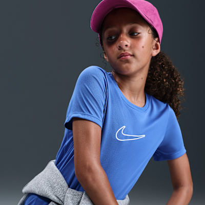 Haut à manches courtes Dri-FIT Nike One Fitted pour ado (fille)