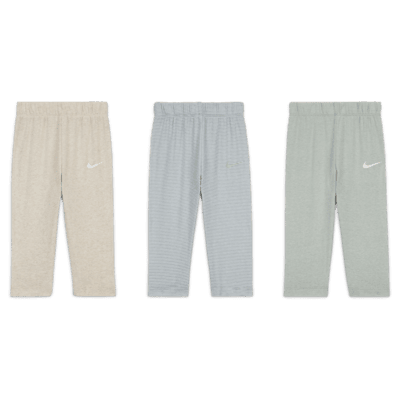 Nike Essentials Baby (0-9M) Pants (3-Pack)