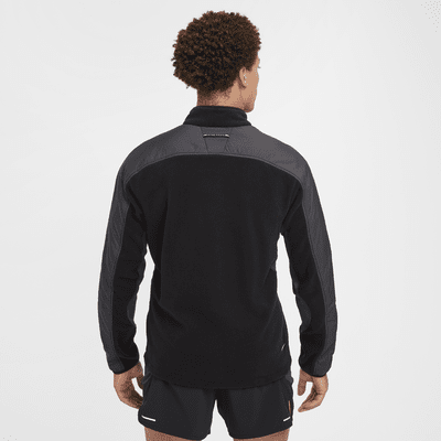 Maglia da running in fleece con zip a 1/4 Nike Trail Polartec® – Uomo