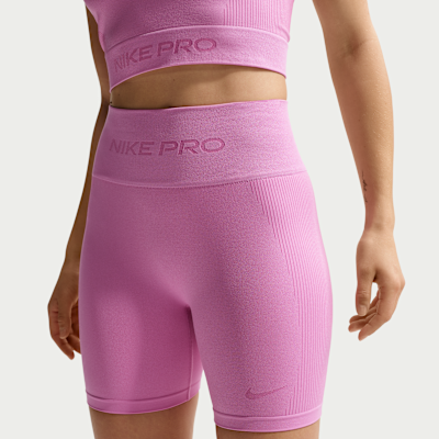 Shorts de ciclismo Dri-FIT de tiro alto de 13 cm para mujer Nike Pro Seamless