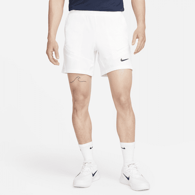 กางเกงเทนนิสขาสั้น 7 นิ้วผู้ชาย Dri-FIT NikeCourt Advantage