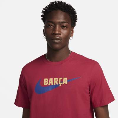 Playera Nike para hombre FC Barcelona Swoosh