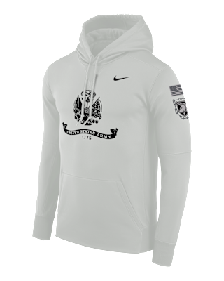 Мужское худи Army Black Knights Rivalry Nike Therma Pullover Hoodie