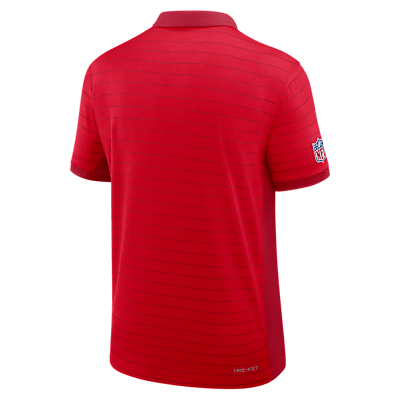 Polo Nike Dri-FIT de la NFL para hombre Kansas City Chiefs Sideline Victory Stripe