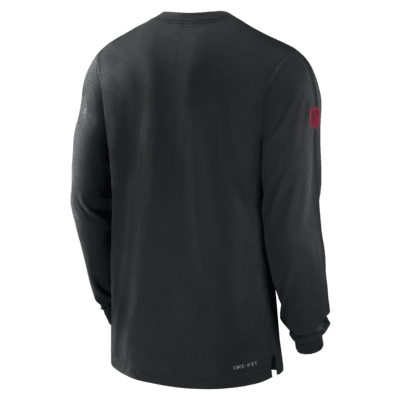 Atlanta Falcons Sideline Player Team Issue Men’s Nike Dri-FIT Long-Sleeve Top