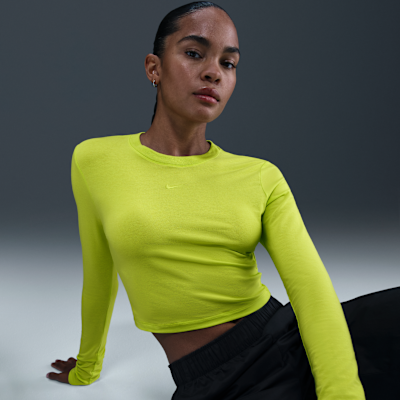 Nike Sportswear Chill Knit Women's Slim Long-Sleeve Cropped Top