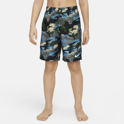 Shorts de voleibol de 18 cm para niño talla grande Natación Nike Classic Camo