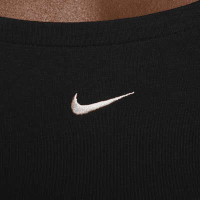 Top a manica corta con collo squadrato Nike Sportswear Chill Knit – Donna