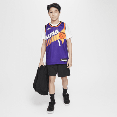 Devin Booker Phoenix Suns-Nike Dri-FIT NBA Swingman-trøje til større børn