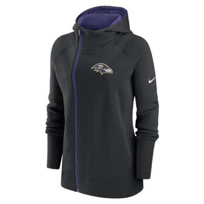 Nike Assymetrical (NFL Baltimore Ravens) Women's Full-Zip Hoodie. Nike.com