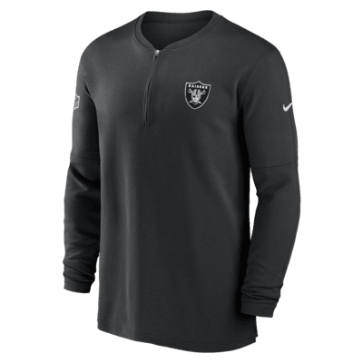 Las Vegas Raiders Sideline Men’s Nike Dri-FIT NFL 1/2-Zip Long-Sleeve ...