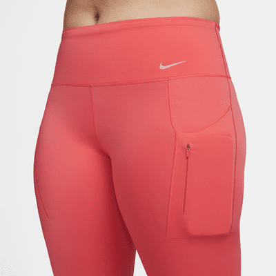 Leggings de largo completo y tiro medio con sujeción firme y bolsillos para mujer Nike Go