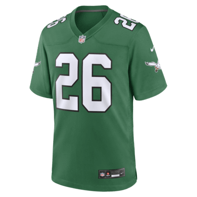 Saquon Barkley Philadelphia Eagles Men's Nike NFL Game Football Jersey