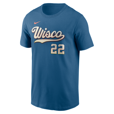Christian Yelich Milwaukee Brewers City Connect Men's Nike MLB T-Shirt from Nike - $50
