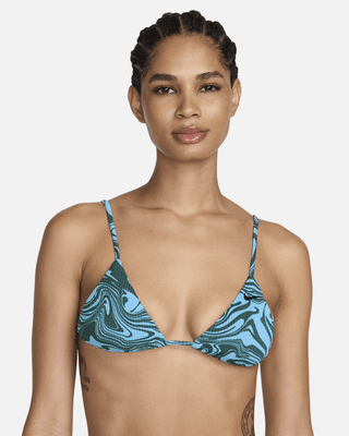 Женские  Nike Swim Swirl String Bikini Top