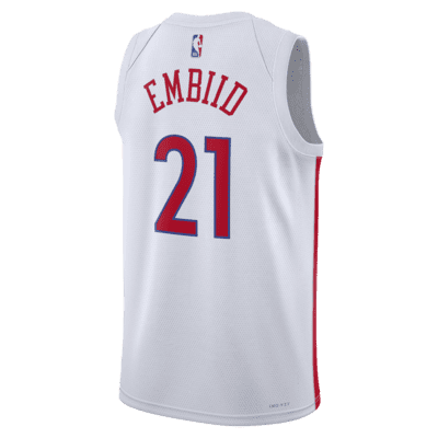 Joel Embiid Philadelphia 76ers City Edition Nike Dri-FIT NBA Swingman ...