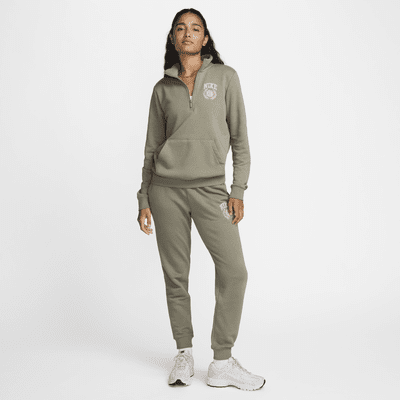 Sudadera con cierre de 1/4 para mujer Nike Sportswear Club Fleece