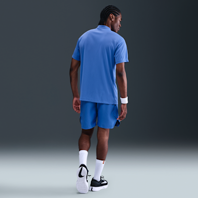 Polo de cuello en v de tenis para hombre NikeCourt Dri-FIT