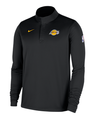 Мужские  Los Angeles Lakers Nike Dri-FIT NBA 1/4-Zip Long-Sleeve Top