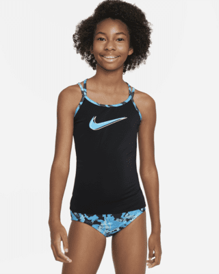 Подростковые  Nike Big Kids' (Girls') T-Crossback Tankini Set