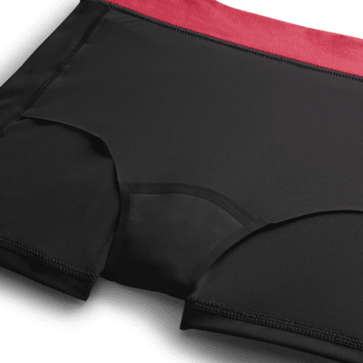 Nike Pro Leak Protection: Periodensichere Bike-Shorts (ca. 7,5 cm) mit mittelhohem Bund (Damen)