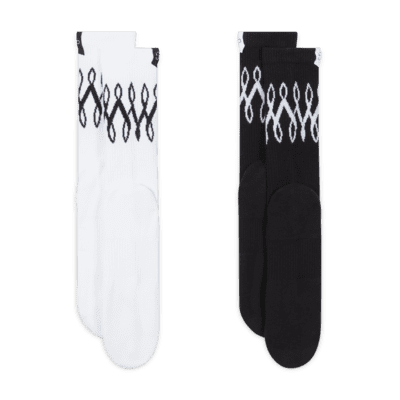 Serena Williams Design Crew Cushioned Crew Socks (2 Pairs)