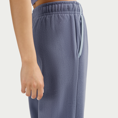 나이키 스포츠웨어 클럽 플리스 여성 미드라이즈 와이드 레그 코지 팬츠