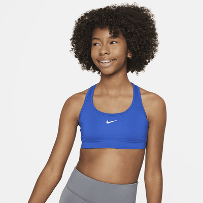 Nike Swoosh Big Kids' (Girls') Sports Bra