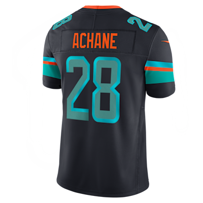 De’Von Achane Miami Dolphins Rivalries Collection Men's Nike Dri-FIT NFL Limited Jersey